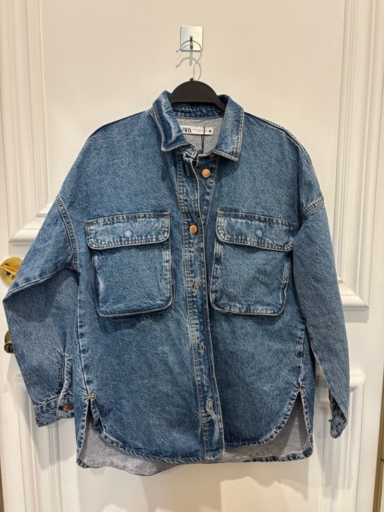 Zara Jackets & Blazers - Zara Oversized Denim Shirt